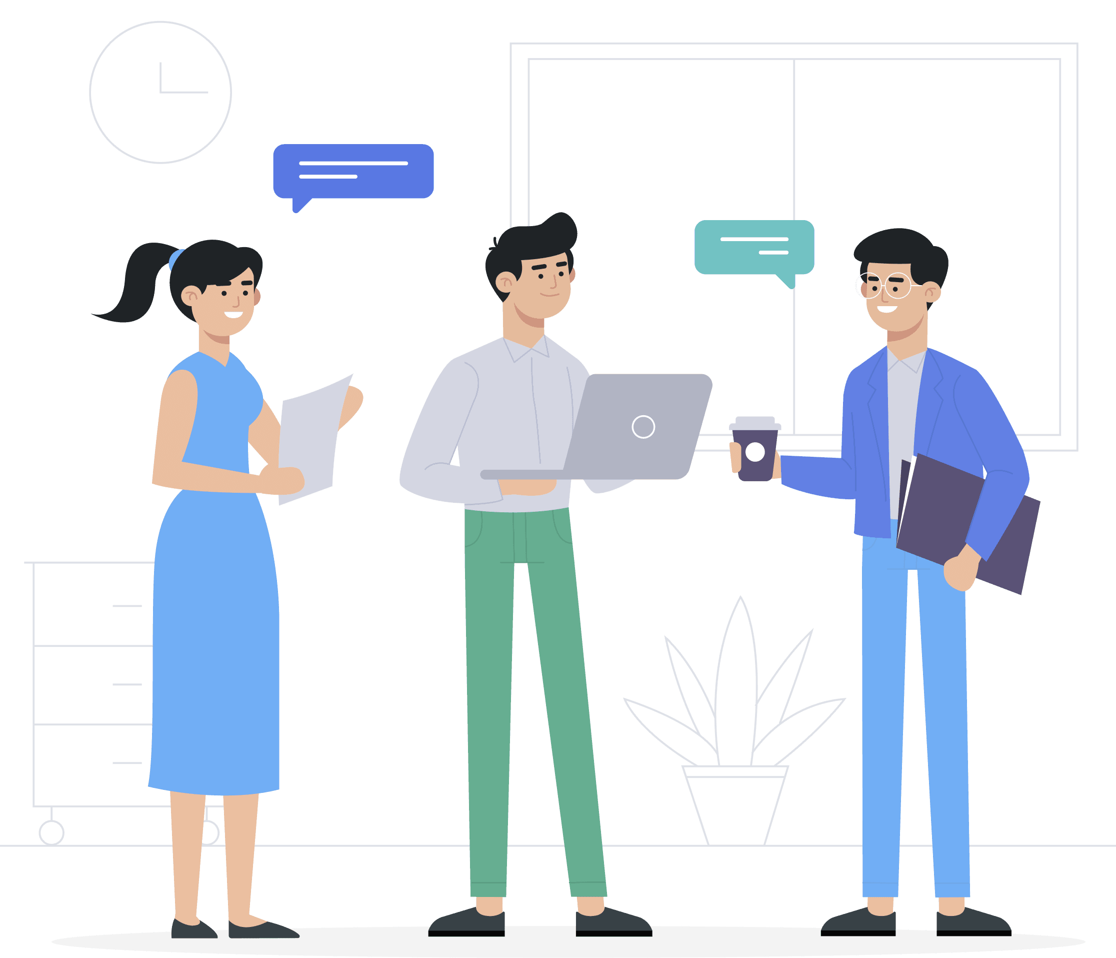 Engagement feed illustration
