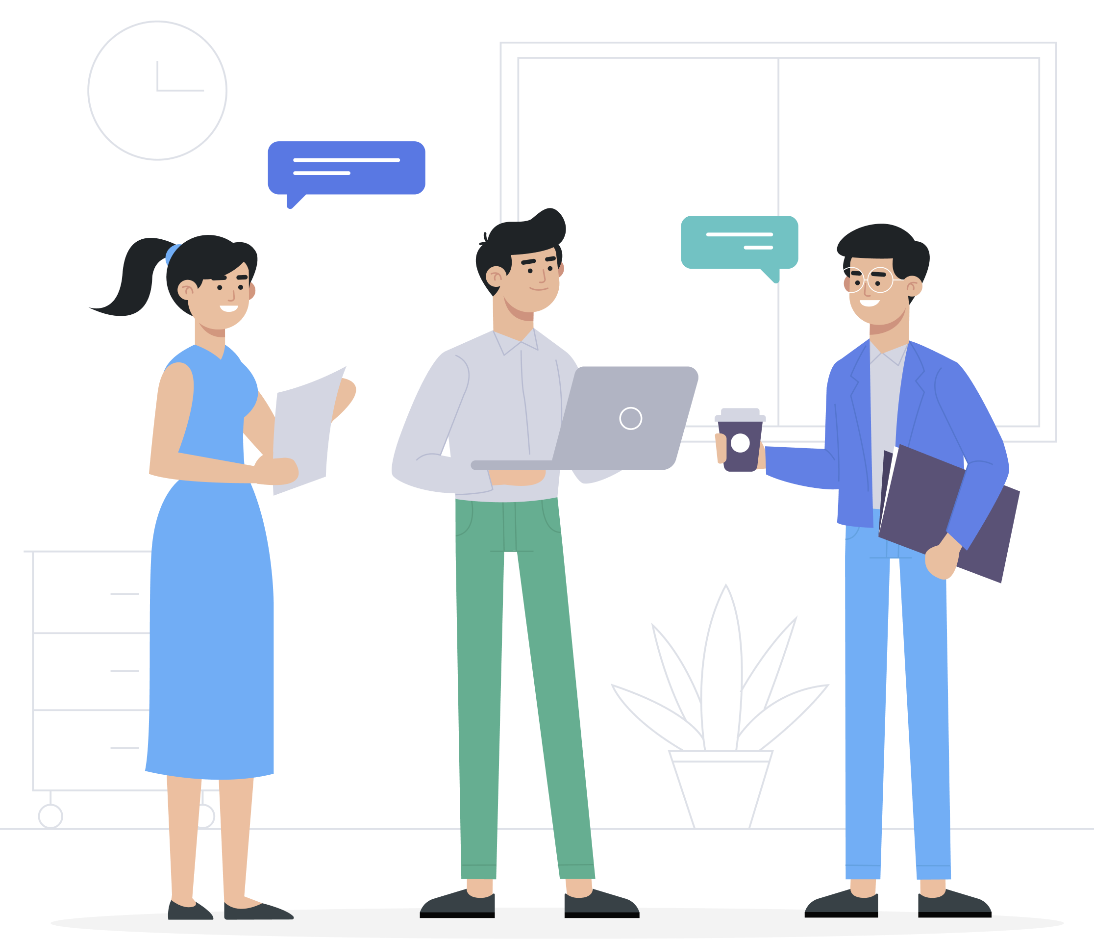 Engagement feed illustration